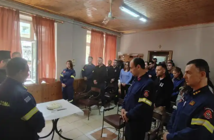Έκοψε την πρωτοχρονιάτικη πίτα η Π.Υ Χαλκίδας